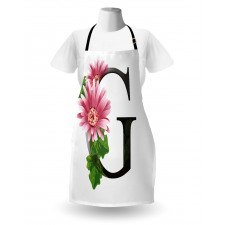 Gerbera Blossom G Font Apron