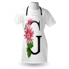 Gerbera Blossom G Font Apron