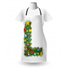 Pine Tree Majuscule L Apron