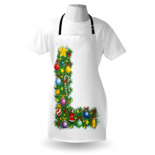 Pine Tree Majuscule L Apron