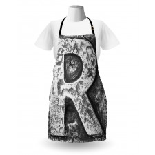 Iron Tones Uppercase R Apron