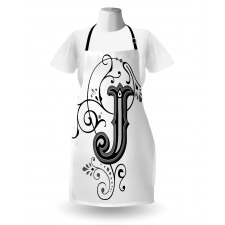 Noble Royal Initials J Apron