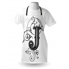 Noble Royal Initials J Apron