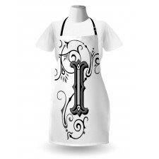 Capitalized Abstract I Apron