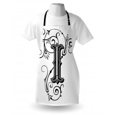 Capitalized Abstract I Apron