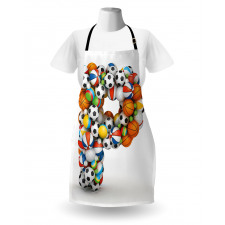 Game Sports Typography Apron