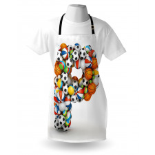 Game Sports Typography Apron