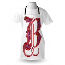 Gothic Abstract B Sign Apron