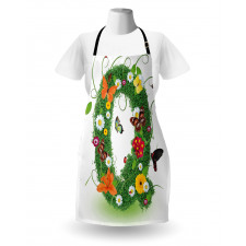 Summer Alphabet Herbs Apron