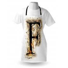 Aflame F Latin Apron