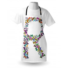 Butterfly Composition Apron