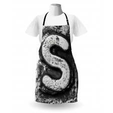 Industry Alphabet Font Apron