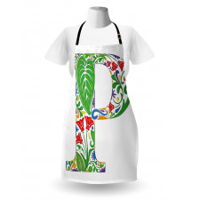 Abstract Color Palette Apron