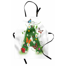 Green Leaves Apron