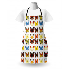 Butterflies Many Shapes Apron