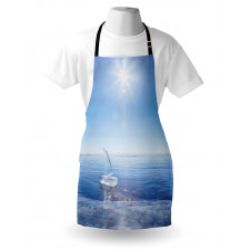 Icy Boat Sunny Weather Apron