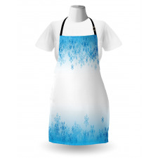 Abstract Snowflakes Cold Apron