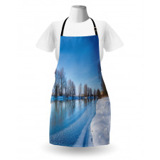 Freezing Weather Sky Apron