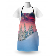 Idyllic Scene Mountains Apron