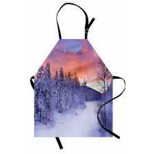 Frozen River Sunrise Apron