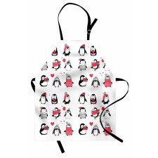 Penguins Merry Xmas Apron