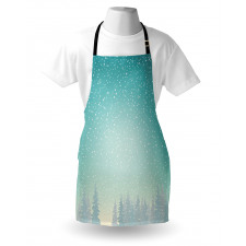 Spruce Forest Snow Woods Apron