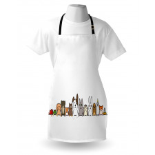 Domestic Pets Funny Apron