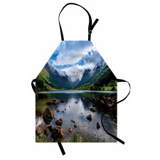 River Open Sky Norway Apron