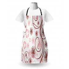 Flowers Bold Lines Apron