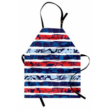 Tropical Hibiscus Beach Apron