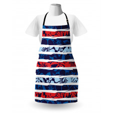 Tropical Hibiscus Beach Apron