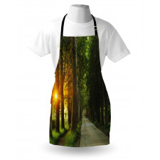 Fresh Morning Scenery Apron