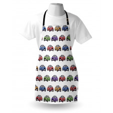 Colorful Fast Sports Car Apron