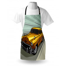 Yellow Vehicle Speeding Apron