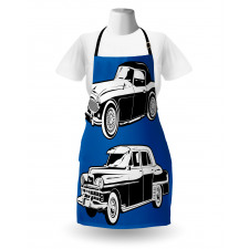 Black and White Vehicle Apron