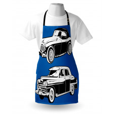 Black and White Vehicle Apron