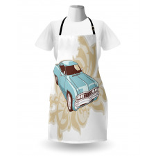 Classical Sports Car Retro Apron