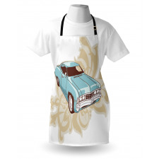 Classical Sports Car Retro Apron