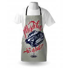Muscle Car Hot as Hell Apron