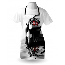 Modern Black Vehicle Style Apron