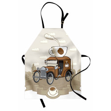 Old Fashioned Ride Coffee Apron