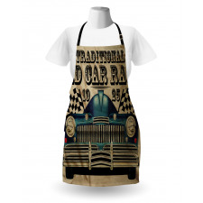 Traditional Old Race Car Apron