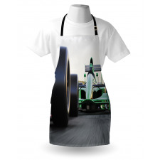 Indy Cars on Asphalt Road Apron