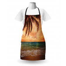 Exotic Seascape with Palm Apron