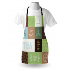 Checkered Tea Images Apron