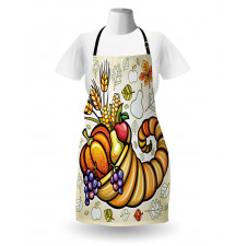 Cornucopia Theme Food Apron