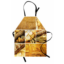 Wheat Stages Collage Apron