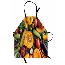 Fresh Vegetables Table Apron