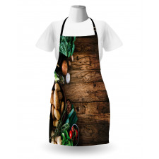 Wooden Table Vegetable Apron