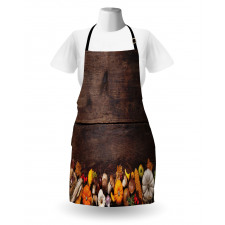 Wooden Table Foods Apron